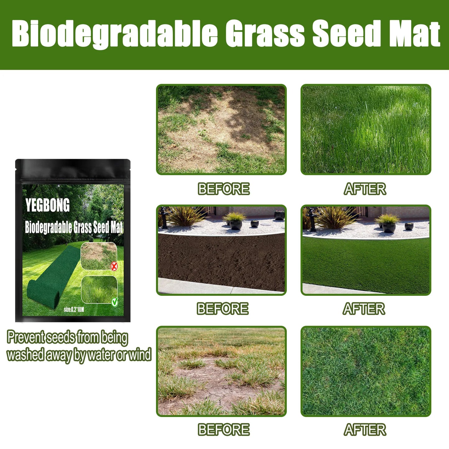 Eco Grass Blanket, Biodegradable