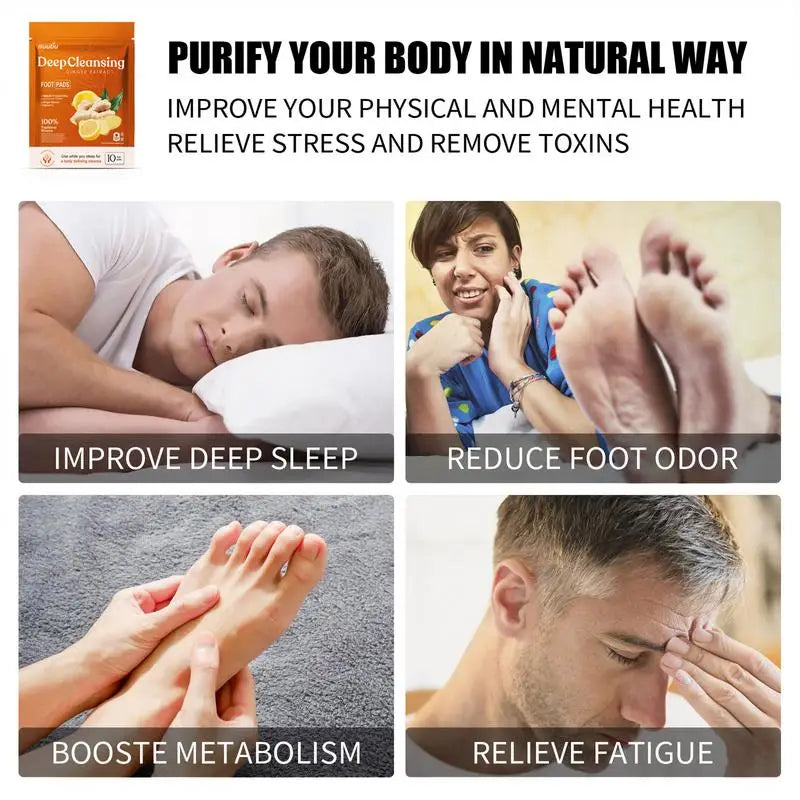 Organic Ginger Foot Pads
