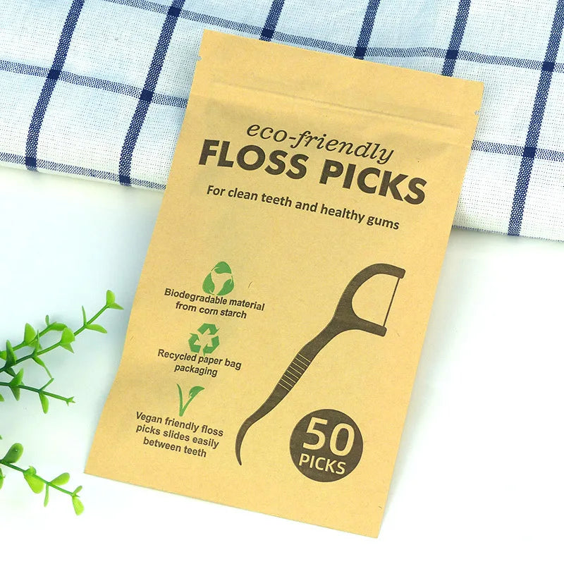 100Pcs Eco Friendly Floss Picks