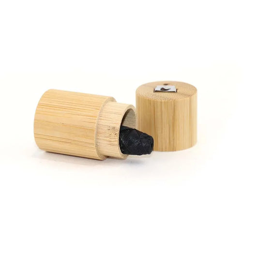 100% Biodegradable Dental Floss With Round Bamboo Case
